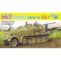 Dragon - 6953 1/35 Sd.Kfz.7/2 3.7cm FlaK 37 w/Armor Cab or Sd.Kfz.7/2 3.7cm FlaK 36 Plastic Model Kit