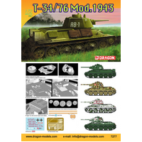 Dragon - 7277 1/72 T-34/76 Mod.1943