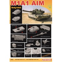 Dragon 1/72 M1A1 AIM Plastic Model Kit