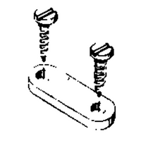DUBRO 158 STEEL LANDING GEAR STRAP (4 PCS PER PACK)