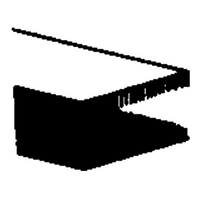 DUBRO 348 HOOK & LOOP MOUNTING MATERIAL (1 PC PER PACK)