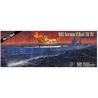 Daswerk - 72001 1/72 German U-Boat SM U-9 Plastic Model Kit