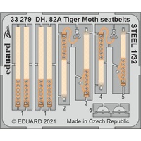 Eduard - 33279 1/32 DH. 82A Tiger Moth seatbelts STEEL Photo etched parts