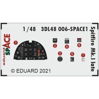 Eduard - 3DL48006 1/48 Spitfire Mk.I late SPACE 3D Decals
