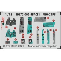 Eduard - 3DL72003 1/72 MiG-21PF SPACE 3D Decals