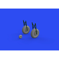 Eduard - 648617 1/48 IL-2 wheels Brassin