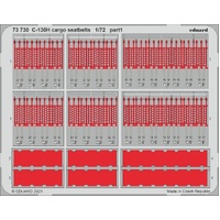 Eduard - 73730 1/72 C-130H cargo seatbelts Photo etched parts