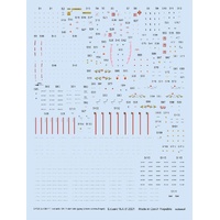 Eduard - D72032 1/72 Tornado GR.1 stencils (gray/green camouflage) Decals