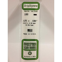 Evergreen - Styrene Strip White .125 X .188 X 14 - #188