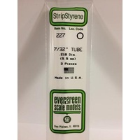 Evergreen - Round Styrene Tubing 7/32 X 14 - #227
