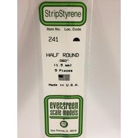 Evergreen - Styrene Half Round .060 X 14 - #241