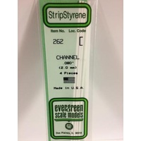 Evergreen - Channel .080 X 14 (2.0 X 356 mm) - #262