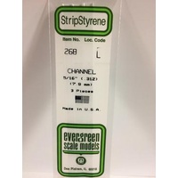 Evergreen - Channel .312 X 14 (7.9 X 356 mm) - #268