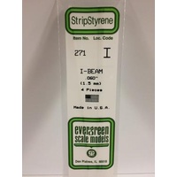 Evergreen - I-Beam .060 X 14 (1.5 X 356 mm) - #271