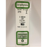 Evergreen - I-Beam .100 X 14 (2.5 X 356 mm) - #273