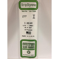 Evergreen - I-Beam .250 X 14 (6.4 X 356 mm) - #277