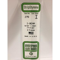 Evergreen - I-Beam .312 X 14 (7.9 X 356 mm) - #278