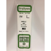 Evergreen - .080 Angle (4/Pack) - #292