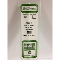 Evergreen - .125 Angle (1/8) (3/Pack) - #294