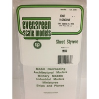 Evergreen - .040 V-Groove .060 Spacing - #4060