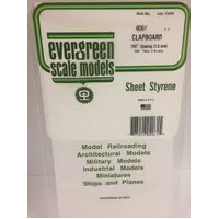 Evergreen - Clapboard .060 Spacing - #4061