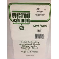 Evergreen - Novelty Siding .060 Spacing - #4062