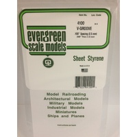 Evergreen - .040 V-Groove .100 Spacing - #4100