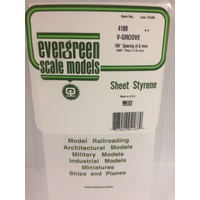Evergreen - .040 V-Groove .188 Spacing - #4188