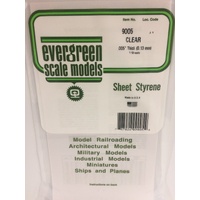 Evergreen - Clear .005' Sheets - #9005
