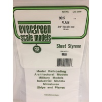 Evergreen - Plain .015' Sheets - #9015