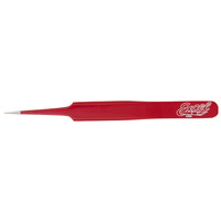 EXCEL 30427 4.5  STRAIGHT POINT TWEEZERS (RED)
