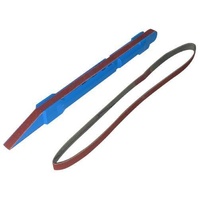 Excel - Sanding stick with 2 spare belts #240 GRIT