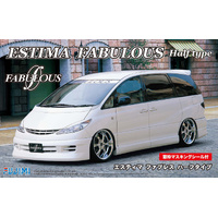 Fujimi - 1/24 Toyota Estima Fabulous Half Type w/Window Frame Masking (ID-71) Plastic Model Kit