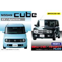Fujimi - 1/24 Nissan Cube EX/Adjuctive w/Window Frame Masking Seal (ID-66) Plastic Model Kit