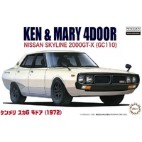 Fujimi - 1/24 Nissan KPGC-110 GT-R '72 "Ken & Mary" [ID-5] Plastic Model Kit