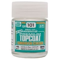 GSI - Aqueous Premium Topcoat Smooth Clear UV Cut Flat - GH-101
