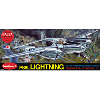 Guillows - 1/16 P-38 Lightning Balsa Kit