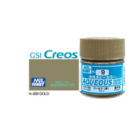 Mr Hobby - Aqueous Metallic/Gloss Gold - Acrylic 10ml -  H-009