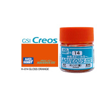 Mr Hobby - Aqueous Gloss Orange - Acrylic 10ml -  H-014