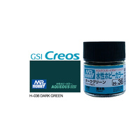 Mr Hobby - Aqueous Gloss Dark Green - Acrylic 10ml -  H-036