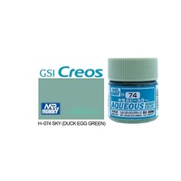 Mr Hobby - Aqueous Semi-Gloss Sky - Acrylic 10ml -  H-074