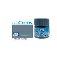 Mr Hobby - Aqueous Semi-Gloss Dark Sea Grey - Acrylic 10ml -  H-075