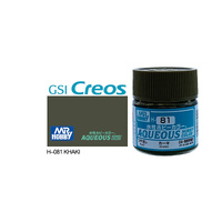 Mr Hobby - Aqueous Flat Khaki - Acrylic 10ml -  H-081