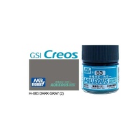 Mr Hobby - Aqueous Semi-Gloss Dark Grey 2 - Acrylic 10ml -  H-083