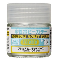 GSI - Aqueous Hobby Colour - Premium Clear (Flat Base) - 10ml -  H-104