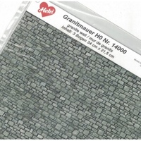 Heki - HO Brick Wall/Paving 3 Sheets 34X21.5cm