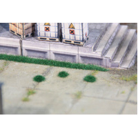 Heki - 100Grass Tufts/Strips Drk Green 10cm