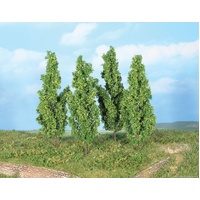 Heki - 4 Poplar Trees 13cm