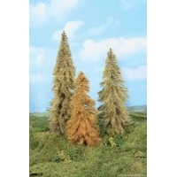 Heki - 3 Autumn Larch Trees 18-24cm