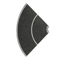 Heki - N Ashphalt 90deg.curve (4 pieces)